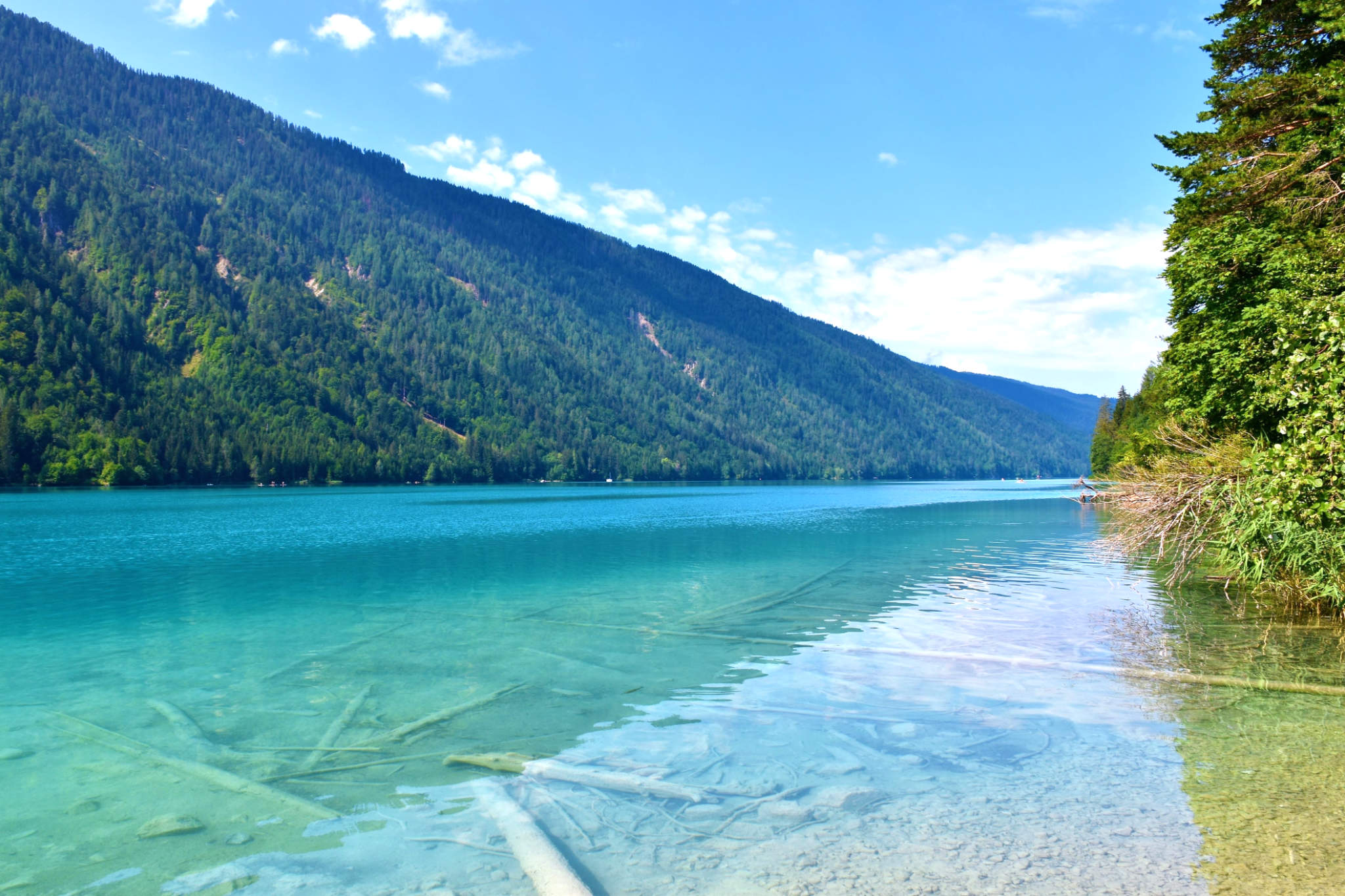 Badeurlaub am Weissensee in Kärnten